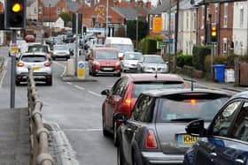 Traffic was heavy across Chesterfield over the weekend because of the A617 closure.