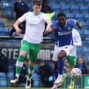 Chesterfield cut through Yeovil Town in the second-half on Saturday. Pictured: Akwasi Asante.