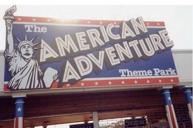 The American Adventure Theme Park entrance