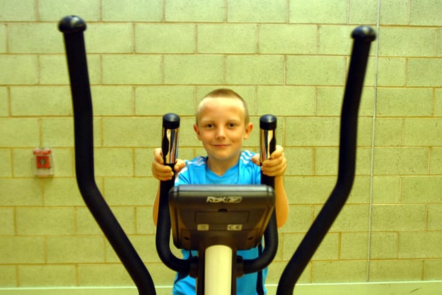 Were you pictured having fun in the gym in 2008?