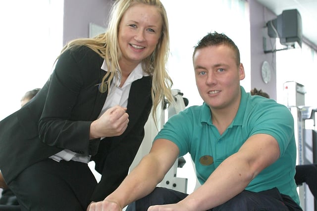 Kathie Johnson and Ben Hinchcliffe appealed for volunteers to take part in ia charity rowathon back in 2006