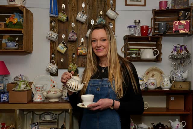 Gail Hannan has revealed how her shop selling hand crafted loose leaf tea and vintage china has survived.