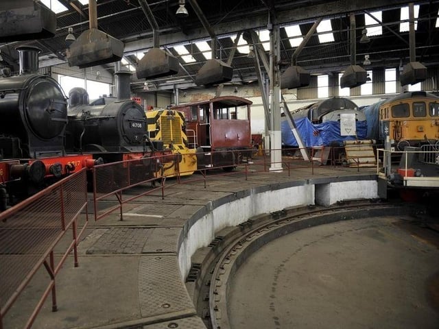 Barrow Hill Roundhouse is the last surviving railway roundhouse in the UK with an operational turntable - making it a perfect place to visit for rail enthusiasts.