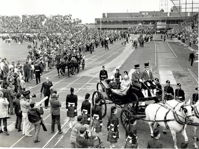 The closing ceremony was a lavish show of tartan and pageantry.