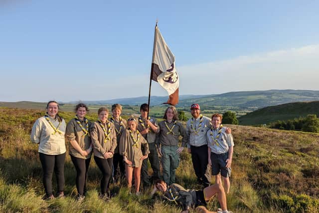 Members of Sett Valley Explorer Scout Unit