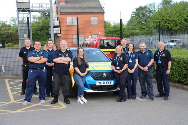 North Derbyshire Community First Responders Team, with Joe on the left.
