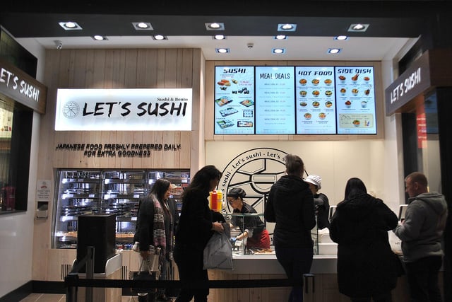 Let's Sushi, in Meadowhall, earned a food hygiene rating of five on January 21, 2022. Hygienic food handling: Good. Cleanliness and condition of facilities and building: Good. Management of food safety: Good.