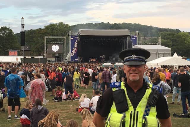 Sheffield PCSO Fraser Bullas has thanked a Chesterfield dentist for 'saving his life'.