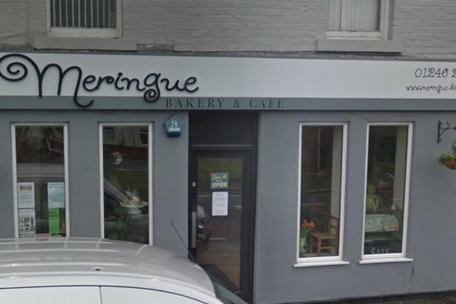 Meringue Bakery & Cafe, 284 Chatsworth Road, S40 2BY. Rating: 4.7/5 (based on 159 Google Reviews). "Really friendly staff, punctual and polite. Food was of a high standard, tasty and freshly baked."