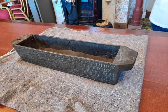 The bronze dish has been part of Wirksworth's mining traditions for more than 500 years.
