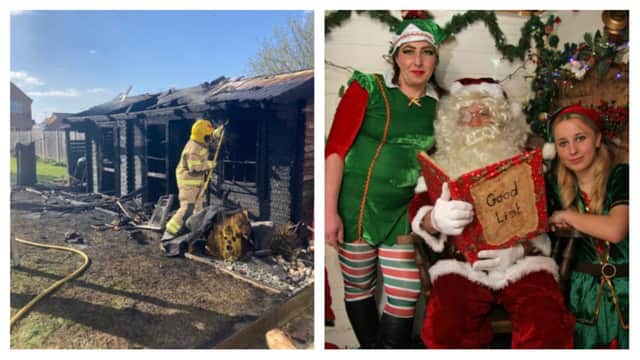 Derbyshire woman builds magical ‘North Pole experience’ for children after devastating log cabin fire