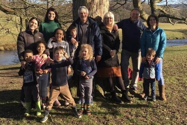 Top left to right - Marie, Louise, John, Avril (sister) Tony (brother in law) and Evette. Middle row left to right - Amari , Finley (grandchildren). Front left to right - Ayden, Rosie, George, Jessica and Marley (grandchildren). Picture kindly shared by the family with the Derbyshire Times.