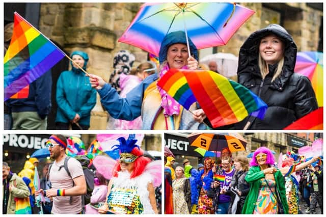 Thousands of supporters backed Pride in Belper during a colourful parade.