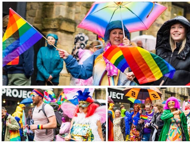 Thousands of supporters backed Pride in Belper during a colourful parade.