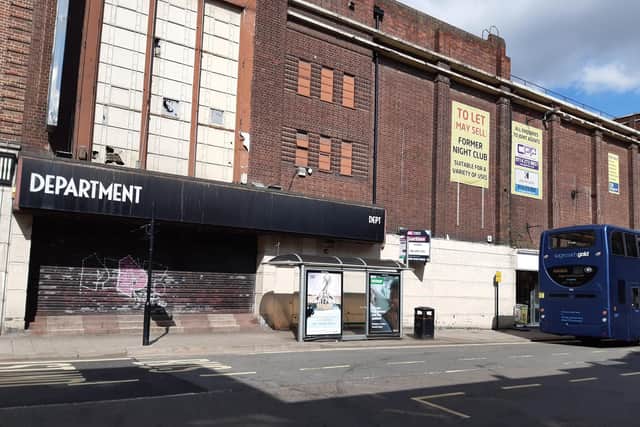 The former Department nightclub on Cavendish Street, Chesterfield, is still on the market after failing to sell at auction.