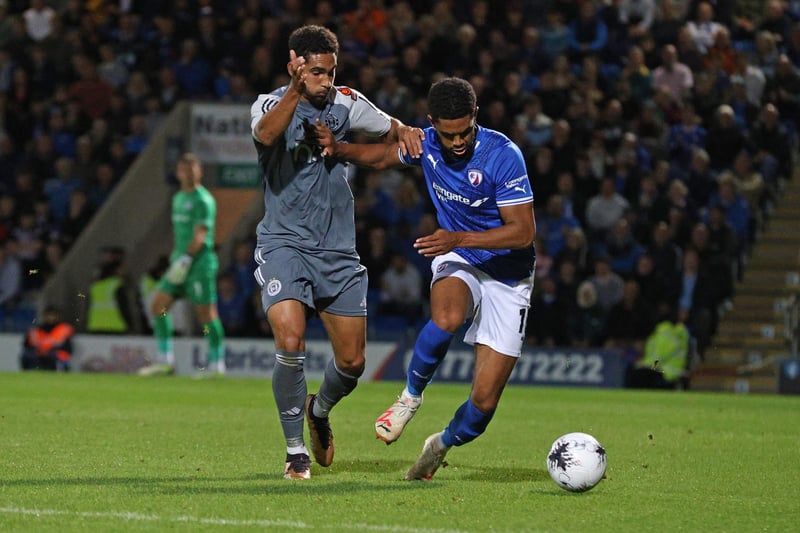 Seems to have settled well into life at the Spireites after his loan move. Assisted the winner on Tuesday night.