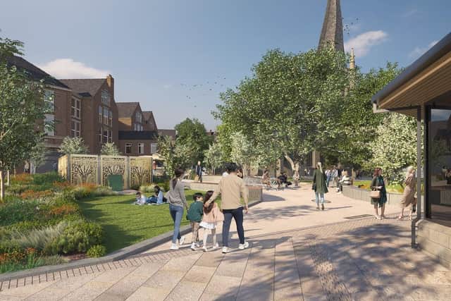 Rykneld Square – this area will be transformed to create a more welcoming, green space from which to enjoy our much-loved Crooked Spire, and better connect this landmark to the town centre.