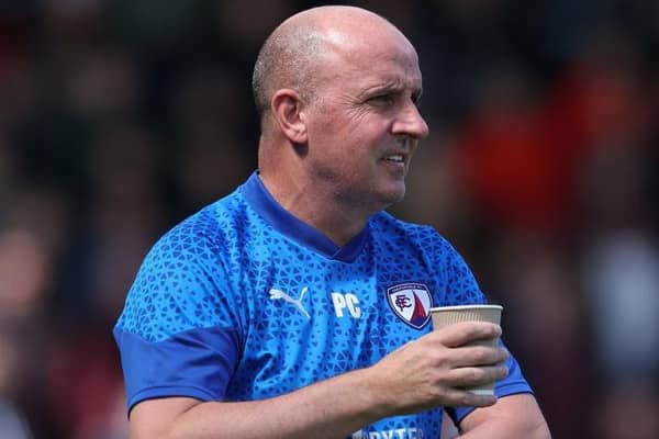 Chesterfield manager Paul Cook. (Photo by Alex Livesey/Getty Images)