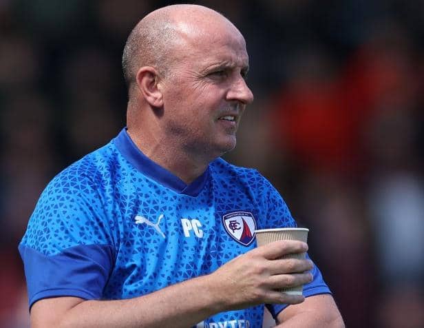 Chesterfield manager Paul Cook. (Photo by Alex Livesey/Getty Images)