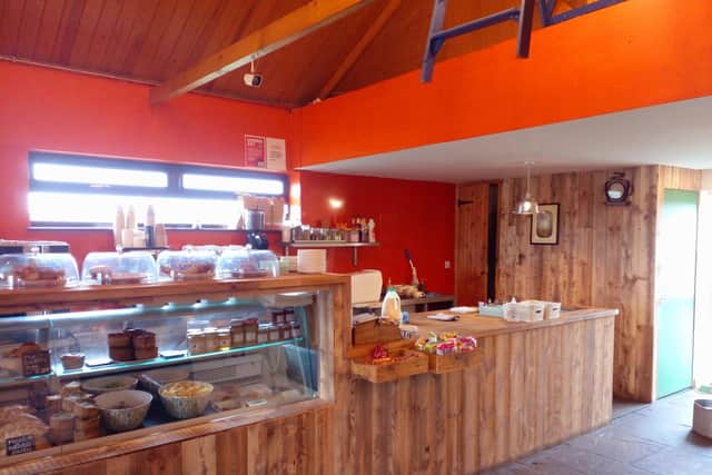 The catering facilities and deli counter are all newly installed.