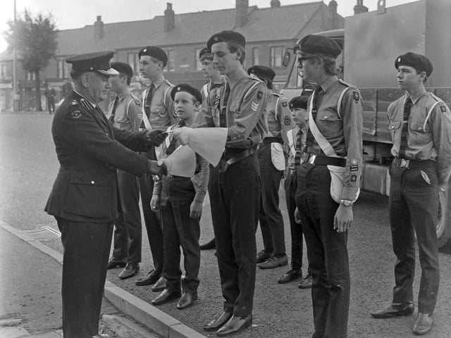 St John's parade at Codnor, October 1966.