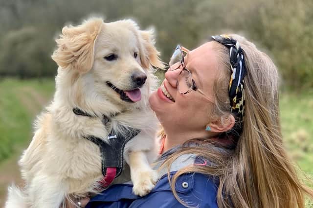 Jen Lowthrop and Cookie are setting out to travel across all ten of England's national parks. (Photo: Peak District National Park Foundation)