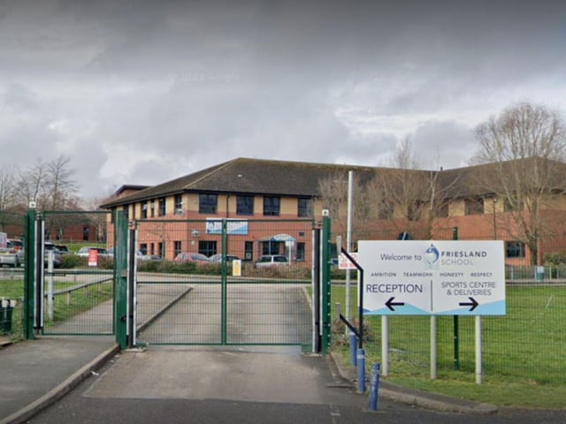 Friesland School in Sandiacre had a success rate of 41% with 555 pupils applying for 225 places available.