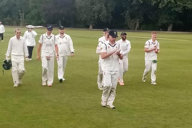 Chesterfield walk off after restricting Belper Meadows to 200 but that proved a winning score