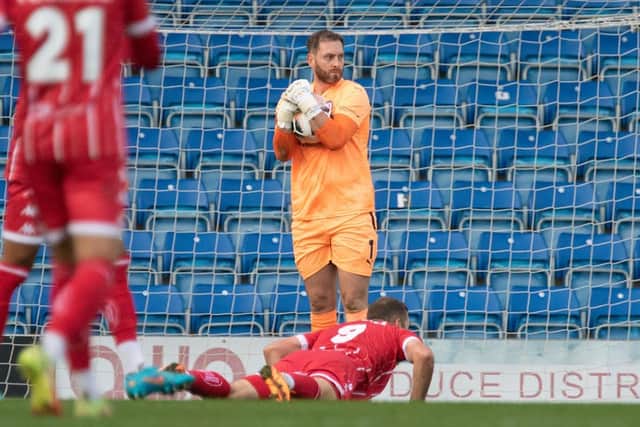 Ross Fitzsimons ensured Chesterfield came away from York with a point. Picture: Tina Jenner.