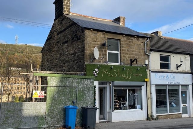 The end terrace MaStuff fashion shop on Manchester Road, Stocksbridge, sold for £90,000.
