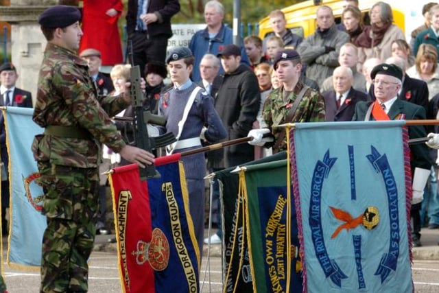 Remembrance Day service in Doncaster, 2006.