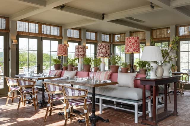 Interior of The Garden Room restaurant (photo: Anna Batchelor).