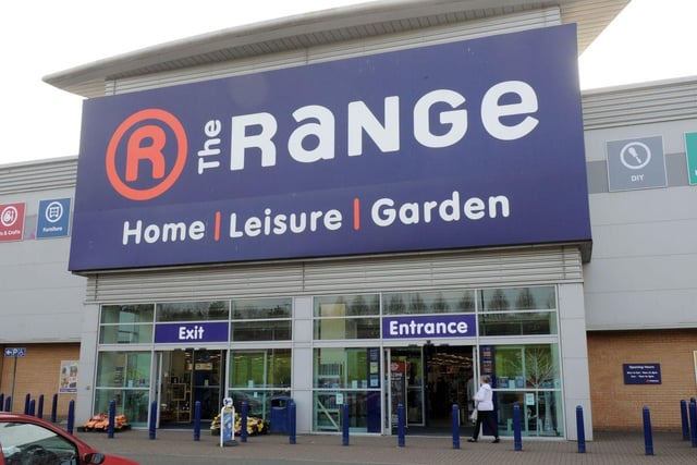The Range,  1 Lordsmill St, Chesterfield S41 7RS.
Rating: 4.1/5 (based on 741 Google reviews)
"The staff were very helpful and polite and there is lots to choose from."

Photo: Google