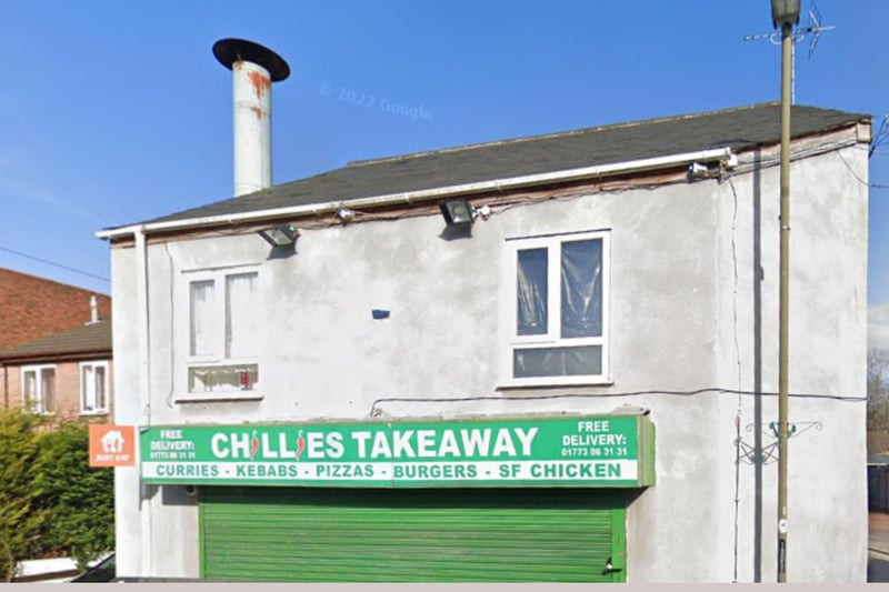 Chillies Takeaway Market Place in South Normanton holds the highest possible five-star hygiene rating following an inspection earlier this month.