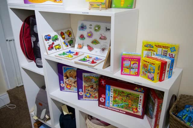 They also stock a collection of children's toys and learning tools.
