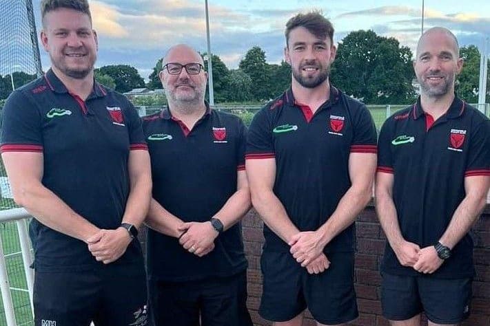Dronfeild Rugby Logo Dronfield rugby teams are top of the current rankings for North Derbyshire