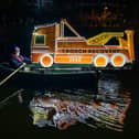 'Wrecker' on the Derwent. Photos by Simon Beynon/Derbyshire Dales District Council.