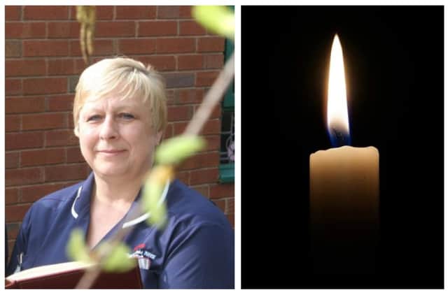 Chesterfield Royal Hospital midwife Lyn Guerriero - photographed by the Derbyshire Times in 2009 - has sadly died.