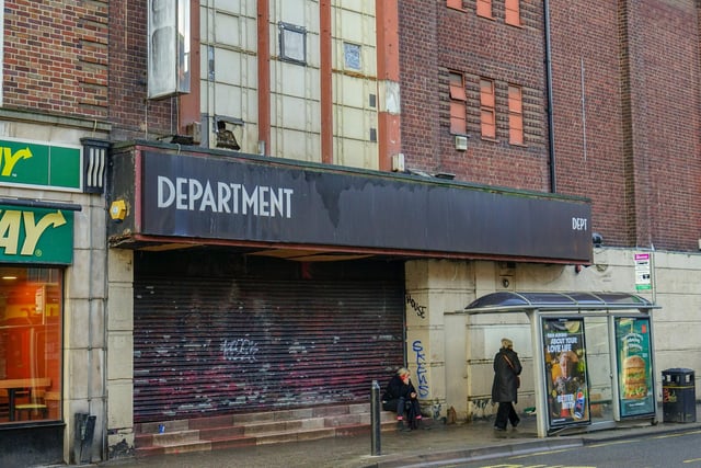 The three-storey Art Deco building on Cavendish Street is occupied by homeware retailer Boyes on the ground floor, but the space above that has remained empty since the Department nightclub closed its doors for the last time more than a decade ago. The building went up for auction last year, but there has been no movement at the site.