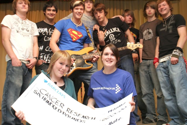 A charity gig night was held at Chester Street club, Chesterfield, to raise money for Cancer Research UK in 2007. Do you recognise any of the band members pictured with event organiser Lauren White and Kate Currie, area volunteer manager for Cancer Research UK?