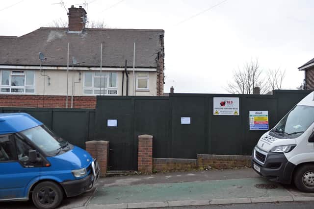 A house in Shiregreen where two boys were murdered by their parents has been demolished