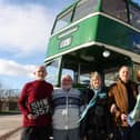 (David McLaughlin, Mike Conway, Bernice Poole, John Winter and Sally Mears. Five of the eleven strangers who set off in a bus to travel the world in 1970