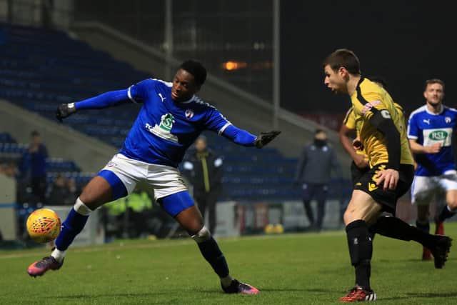 German signed for the Blues when he was 16 but is now at League Two Crawley Town.