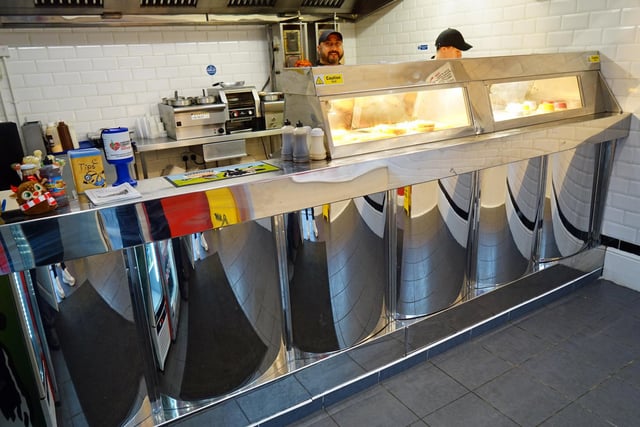 We visited Chesterfield chip shop earning rave reviews from customers ...