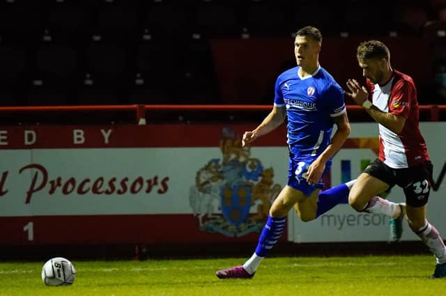 Jordan Cropper scored twice in 12 appearances for Chesterfield this season.