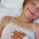 Jasmine Vaughan, nine, will chop her long hair for Diabetes UK after her own diagnosis with the condition last year