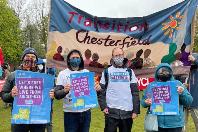Chesterfield has been awarded Plastic Free Community status by marine conservation charity, Surfers Against Sewage (SAS).