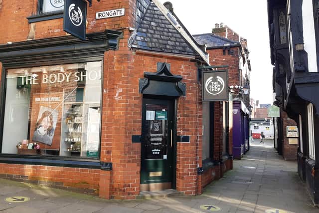 The Body Shop in Irongate, Chesterfield will remain open