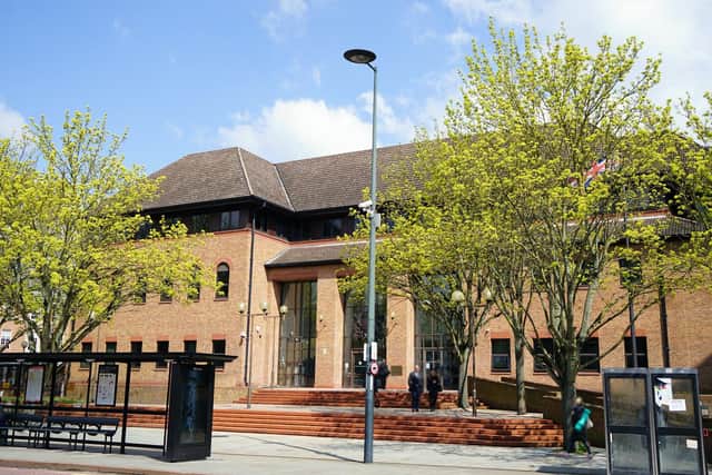 The trial took place at Derby Crown Court.