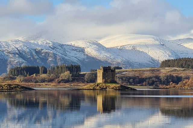 This picture of a fairytale Scottish winter loch scene was captured by Julie Ruddock.